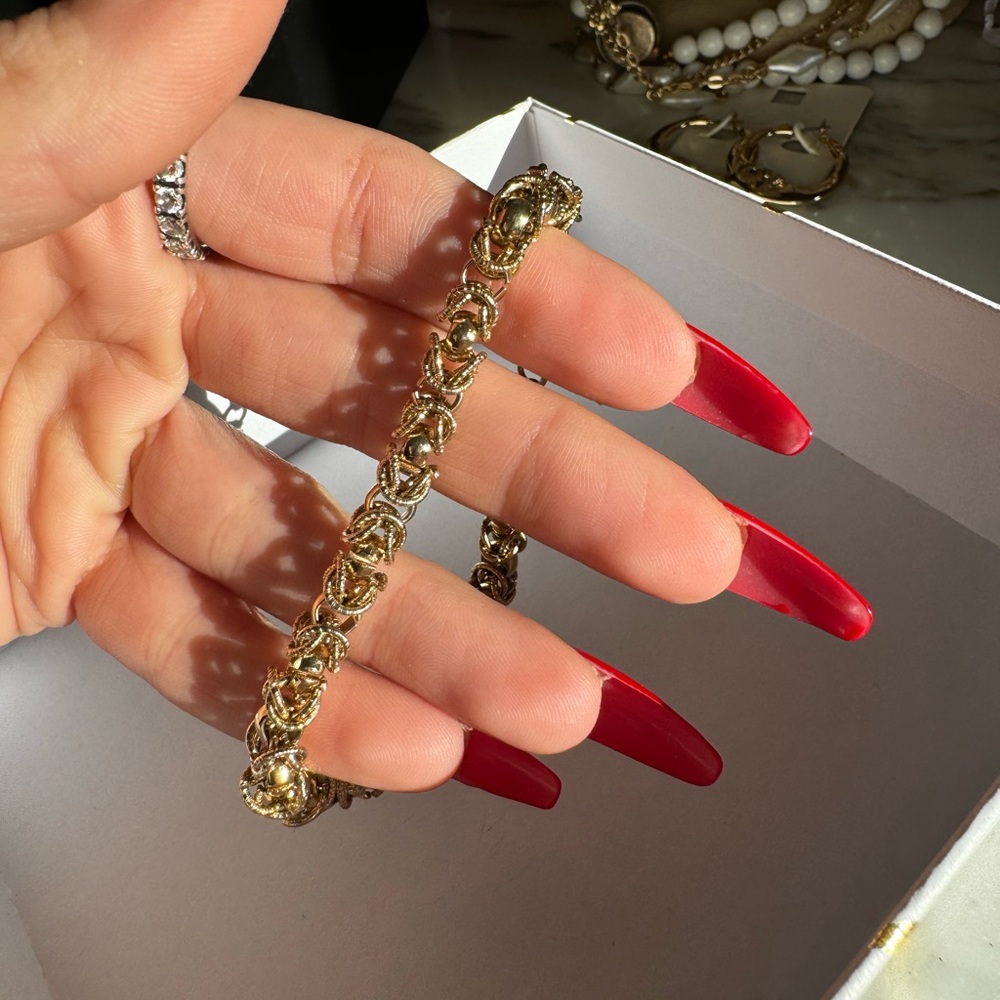 Vintage Gold Rope Bracelet